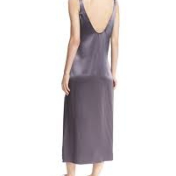 DVF Slip Dress Slate Gray - Picture 2 of 2
